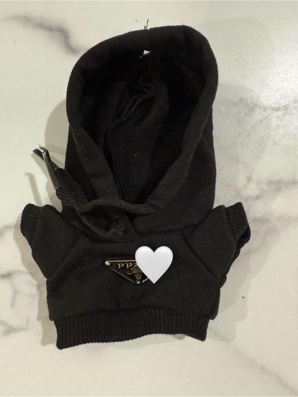 Labubu clothes 1 pcs outfit black hoodie